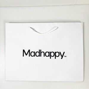Madhappy White Shopping Bag from The Grove Pop-Up in Los Angeles 2023